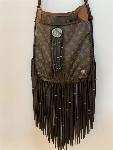 louis vuitton with fringe|louis vuitton hobo bag vintage.